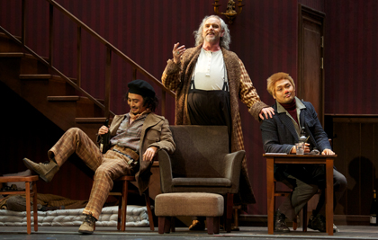 Anthony Michaels-Moore as Sir John Falstaff. Korean National Opera, 2013.